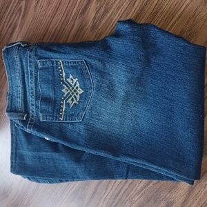 US Polo Association Classic 5 Pocket Straight Leg Denim Jeans - Size 8, see pics